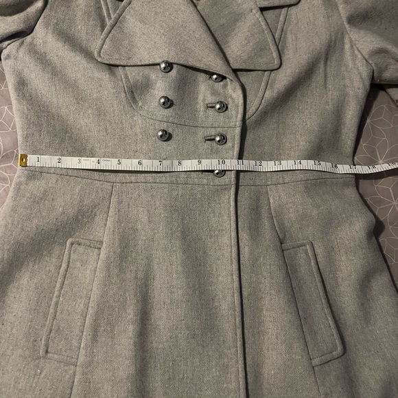 Beautiful grey wool vintage coat - Picture 9 of 12